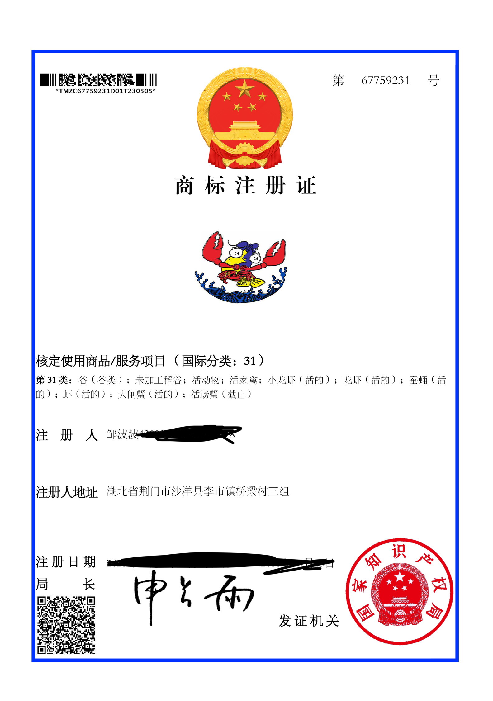 31类商标(图1)
